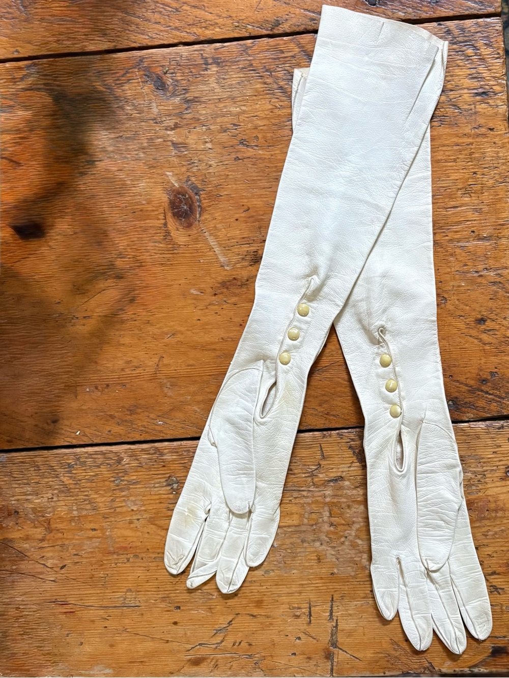 VINTAGE➕FRENCH Leather Opera Gloves